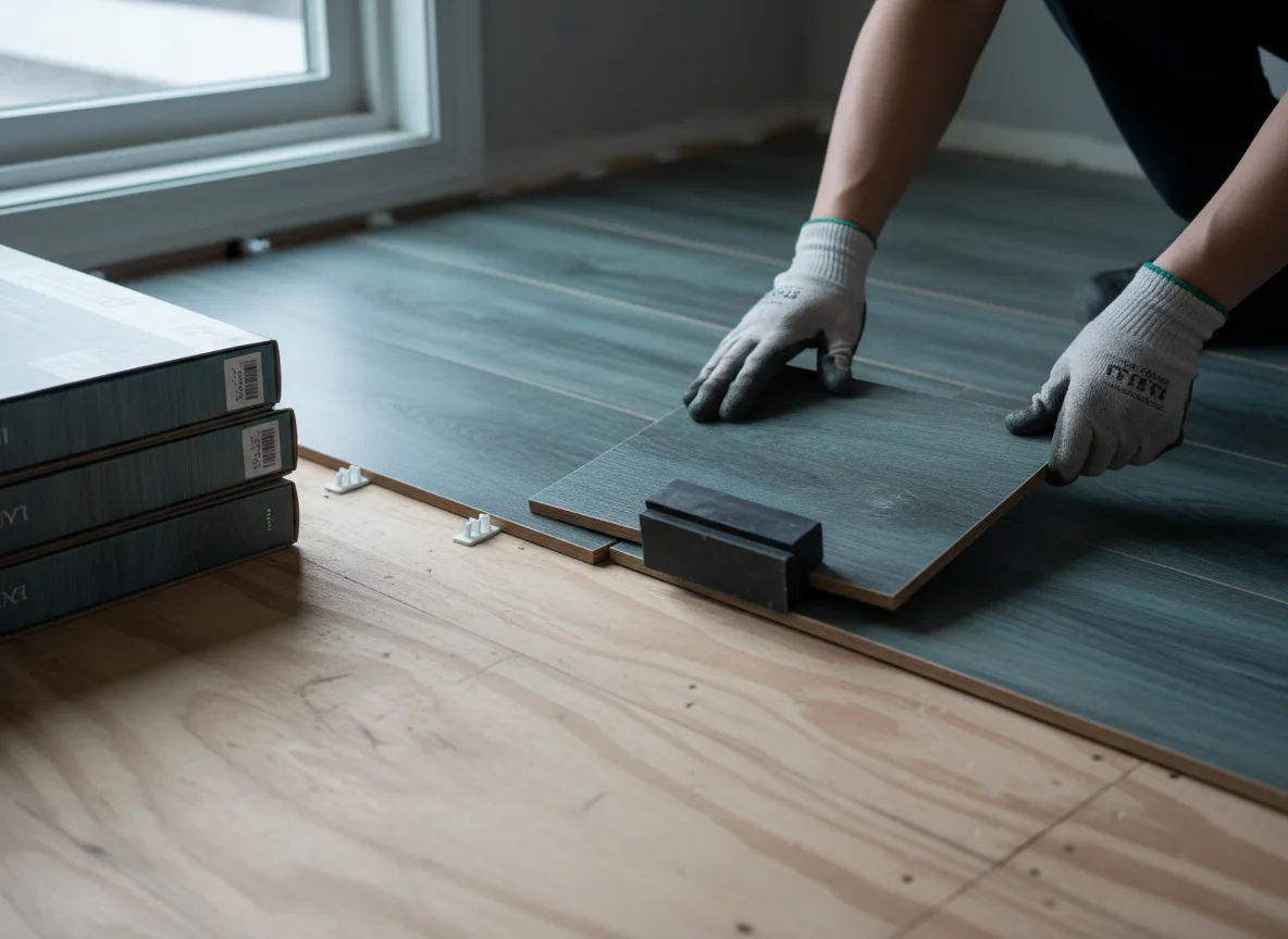 Luxury Vinyl Plank Installation company in Halliday, ND